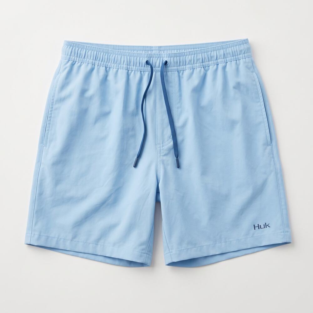 Huk Mens M Coastal Outdoors Fishermancore Board Shorts Swim Trunks Pockets